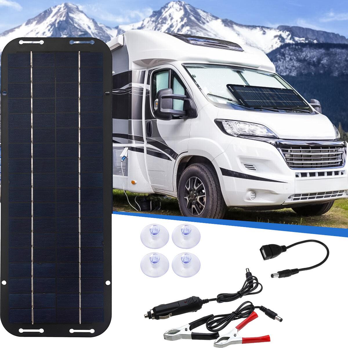 Temu Platform Specializes in Polycrystalline 6W5V Solar Photovoltaic Panel Outdoor Charging Type-C Interface Portable Charging Panel
