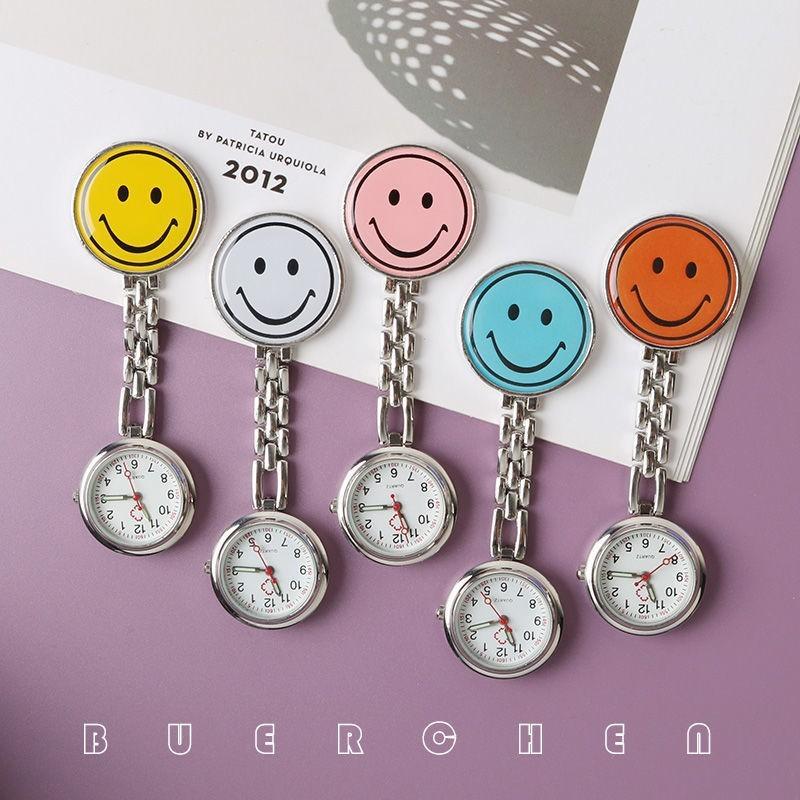 Cartoon nurse watch for men and women, student exam pocket watch, luminous, simple, retro, cute, girly pocket watch