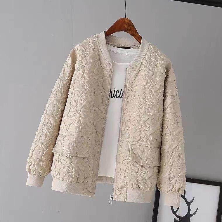 2026 new women's short baseball jacket, Korean style, early spring casual jacket for petite figures, stylish top