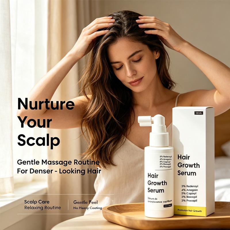 Hair care essential oil spray for women, anti-frizz and hair-smoothing essence, in stock, Minoxidil scalp repair spray
