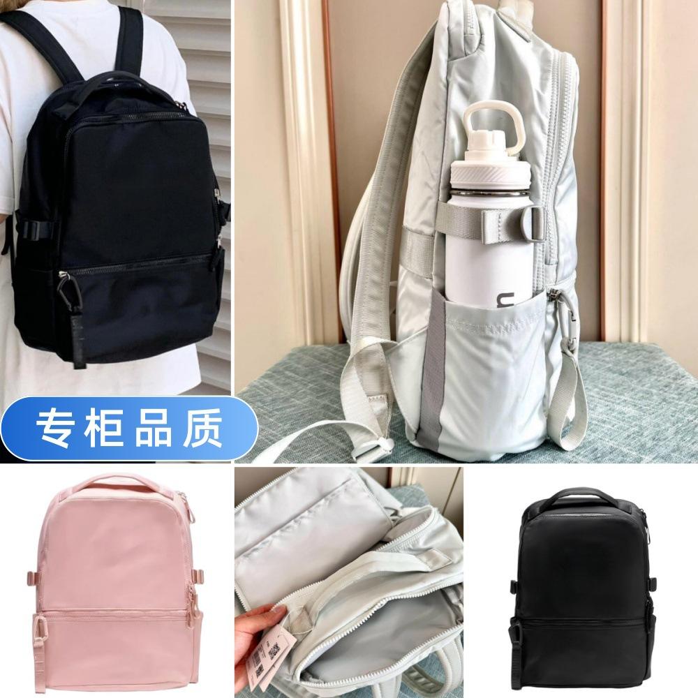 Lulu Backpack New Crew Backpack Large Capacity Waterproof Durable Outdoor Hiking Bag Commuter School Bag Wholesale