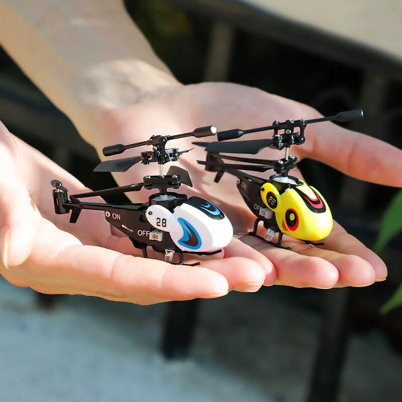 Mini Remote Control Airplane Helicopter Toy, Ultra-Small, Crash-Resistant, Rechargeable, Anti-Collision, Suitable for Teenagers and Adults