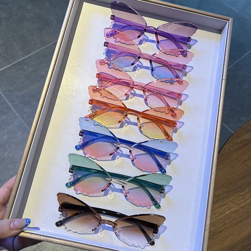 New Butterfly Kidsren's Sunglasses Kids Sunshade Glasses Paper Card Baby Sunglasses Sunglasses