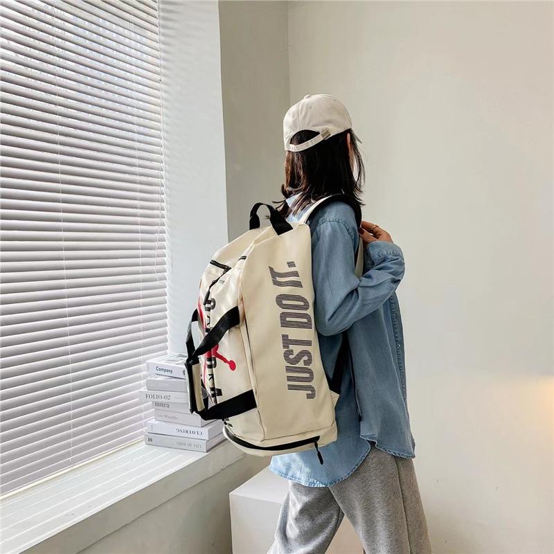 Popular Men's and Women's Large Capacity Travel Bag Backpack Dry and Wet Separation Outdoor Sports Fitness Bag Basketball Bag Sports Bag