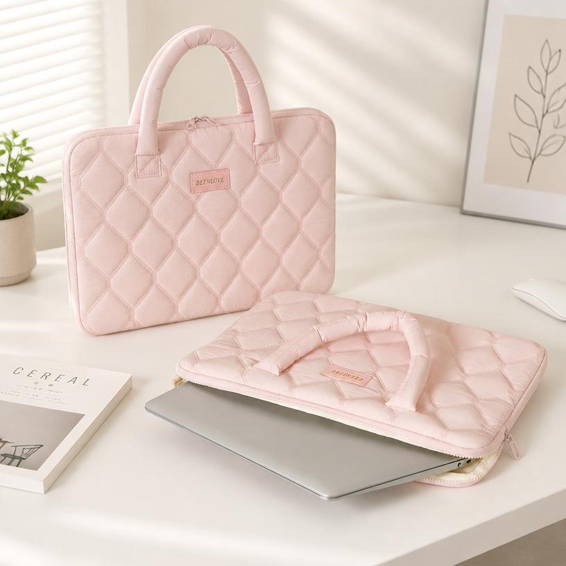 Runhui Bagel Laptop Bag Large and Small Sizes Suitable for Apple Thin and Light Laptops 14-15.6inch