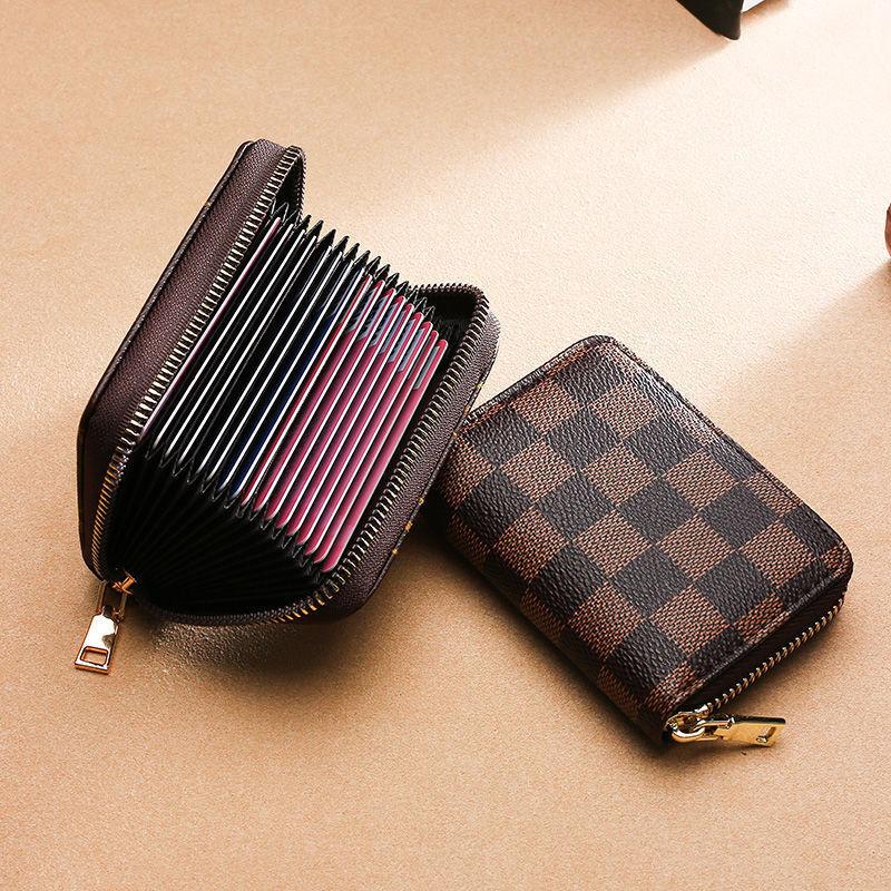 Anti-degaussing card holder multi-card holder large capacity certificate driver's license small card holder women's multi-functional casual coin purse