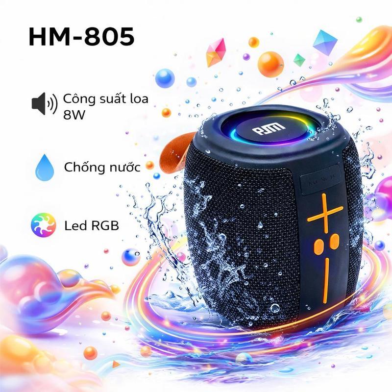 Cross-border HM-805 Bluetooth speaker, compact and powerful, portable for outdoor use, high-power home audio with high-quality sound and subwoofer