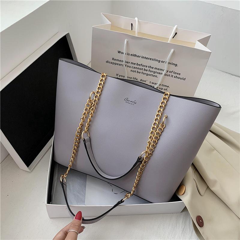 Women's Large Capacity Bag 2026 Spring and Autumn New Korean Version Chain Shoulder Bag Fashionable Versatile Commuting Tote Bag