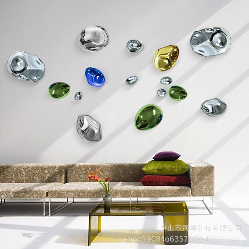 Wall Decorations Creative Electroplated Stone Wall Decorations Wall Decorations Shopping Mall Wall Hangers Art Crafts Hotel Wall Hangers