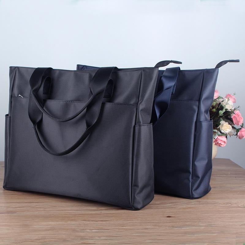 Large Capacity briefcase portable file bag shoulder bag Office Business bag computer bag leisure bag unisex bag