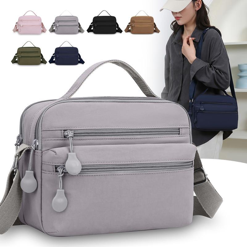 Fashionable Crossbody Bag for Women, New Nylon Fabric Bag, Factory Direct Sale, Shoulder Bag, Multifunctional Handbag, Small Square Bag