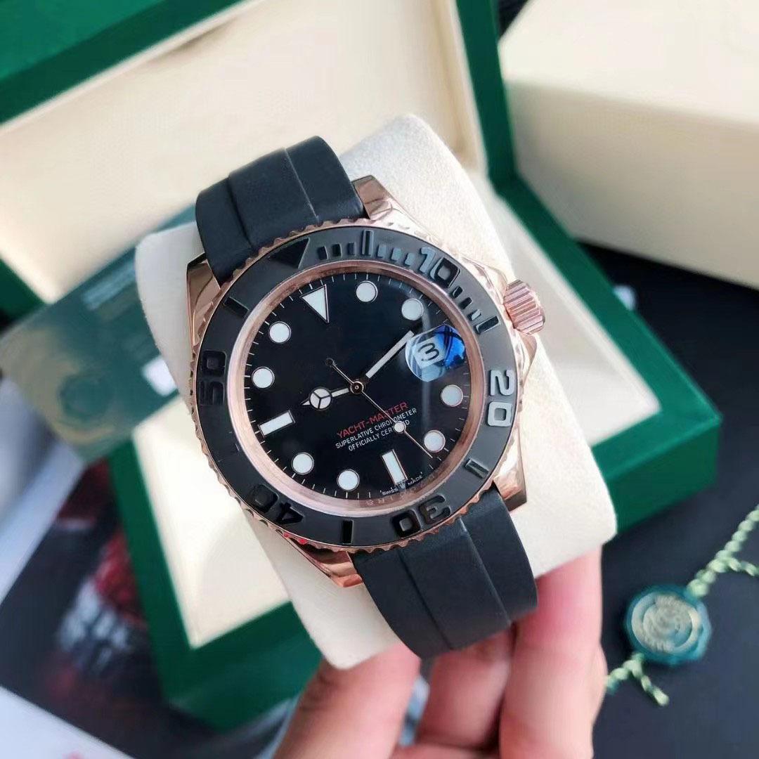 Men's silicone watch, foreign trade, Rolex Submariner, original silicone strap, luminous, waterproof, non-mechanical movement watch