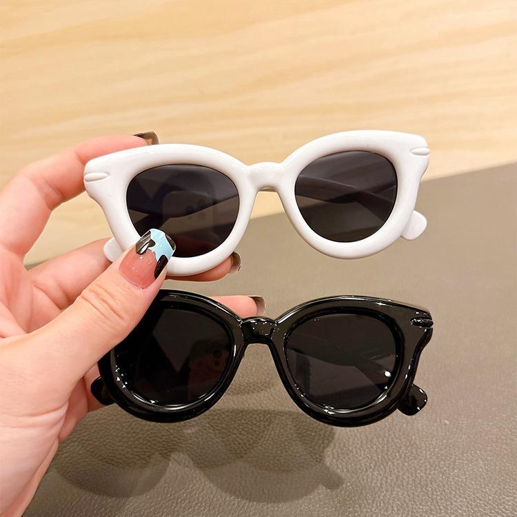 Rain's New Children's Sunglasses, Parent-Child Matching Style, Baby Sunglasses, Round Frame, Trendy Street Style, Boys and Girls Sunglasses