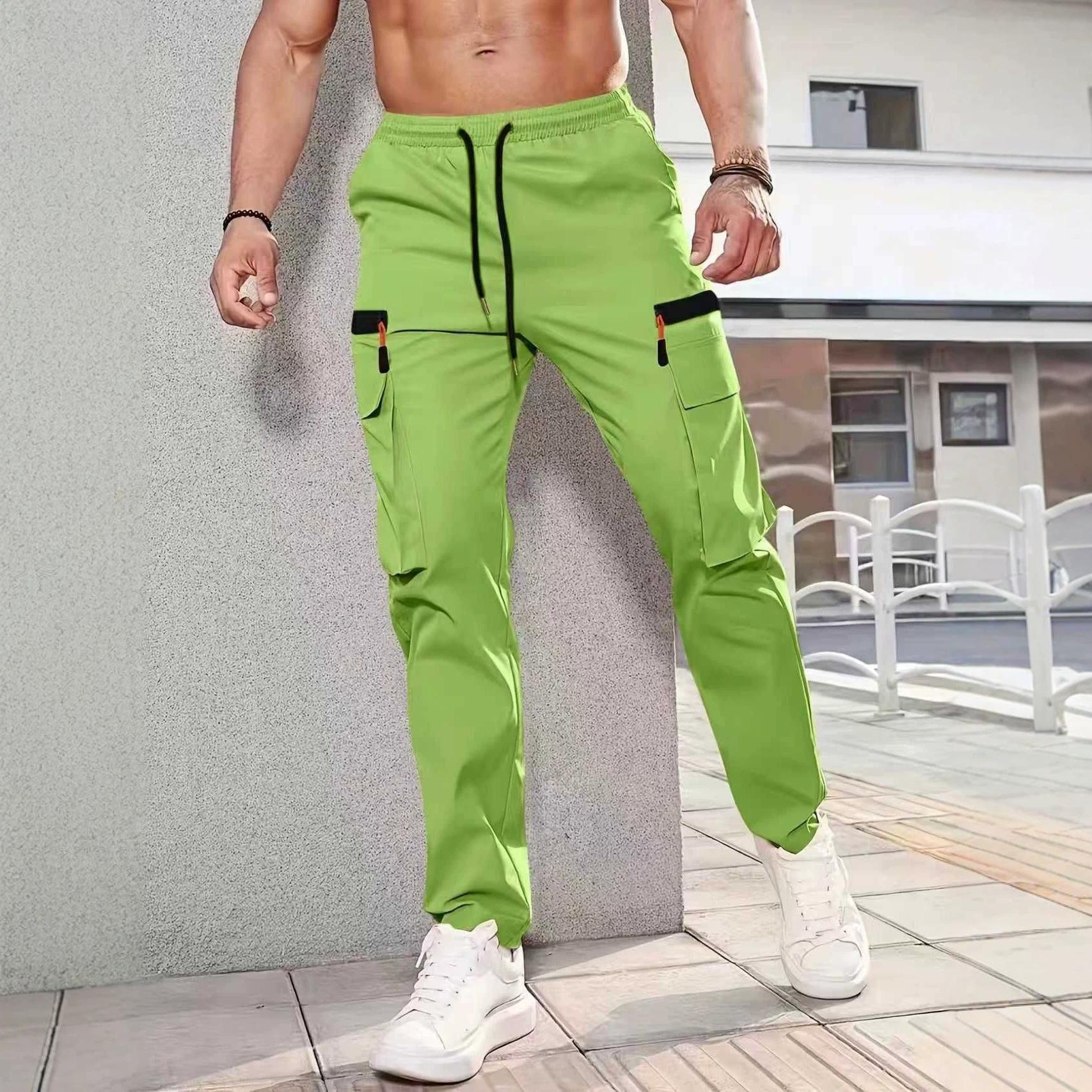 2026 Independent Brand Men's New Summer Workwear Casual Pants Versatile Multi-Pocket Straight Commuting Long Pants In Stock
