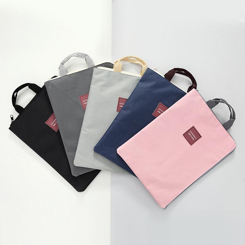 Portable Laptop Bag Men's and Women's 13-inch Tablet Bag Oxford Cloth Simple Small Fresh Document Briefcase