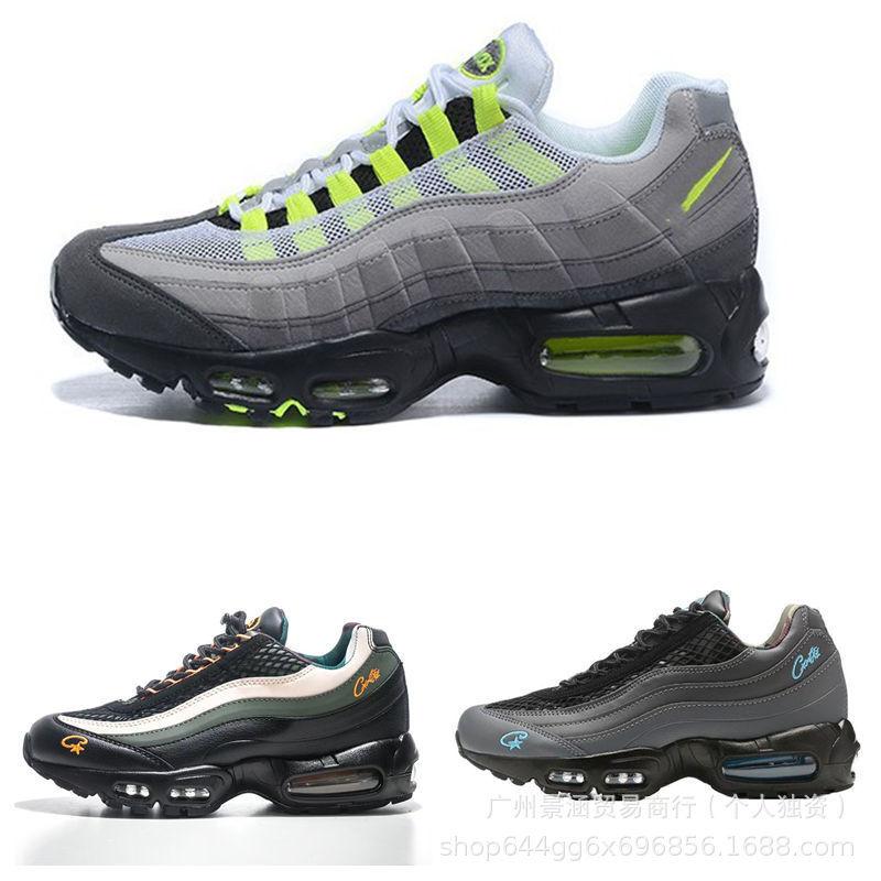 Foreign Trade European and American Style Men's Sports Shoes Air Max 95 Air Cushion Shoes Og Shoes Large Size Shoes Women's Running Shoes