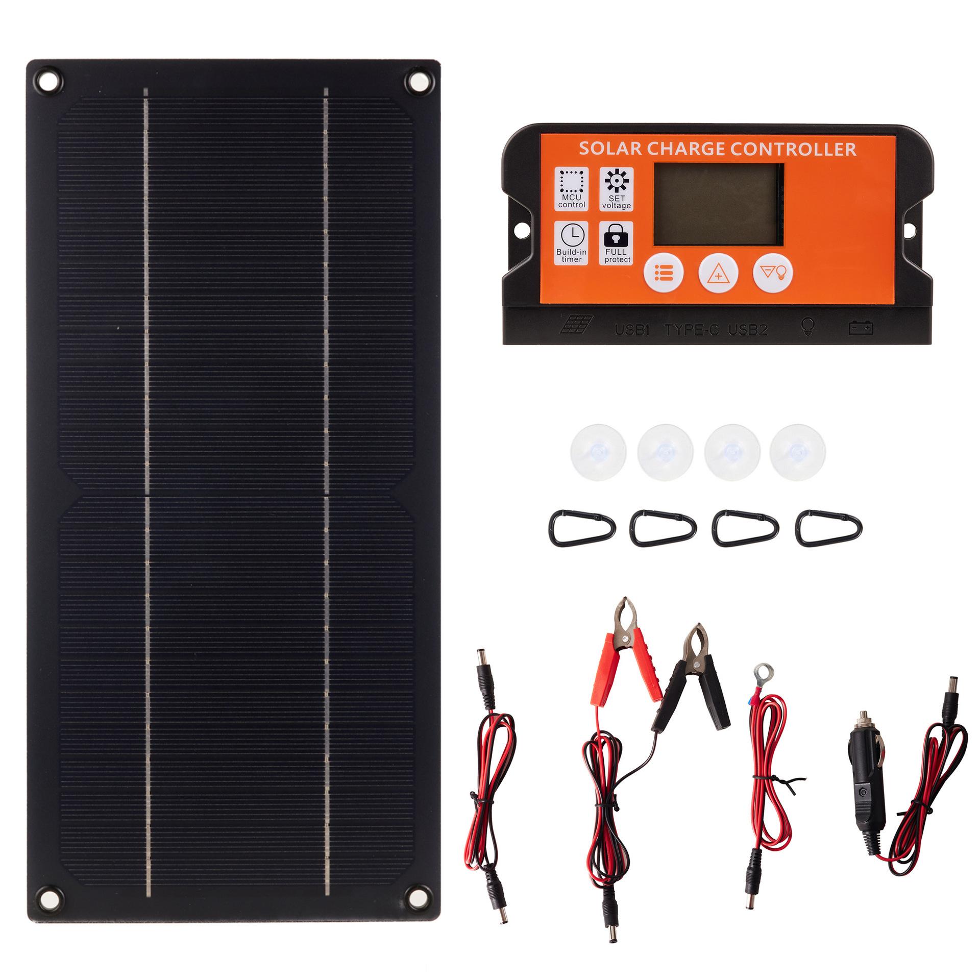 10W12V Flexible Solar Panel 12V Car Battery Solar Charging Panel Can Be Customized to 600W12V