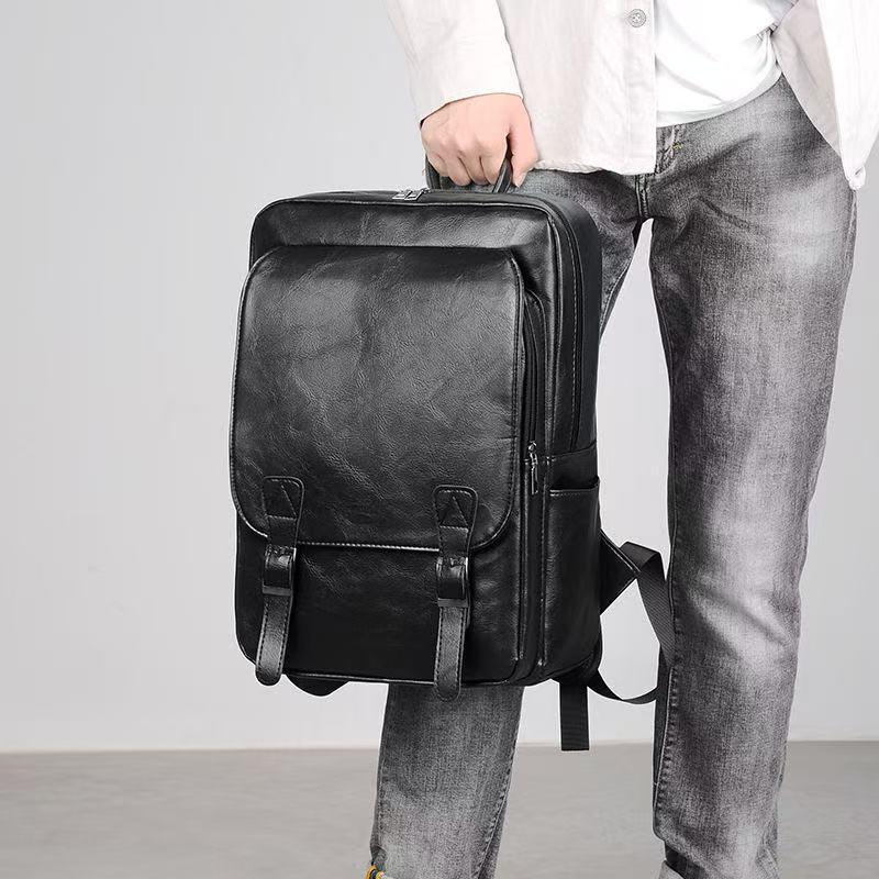 Cross-Border Men's Backpack New Korean Style Fashion Backpack College Student Bag Computer Bag Large Capacity Backpack