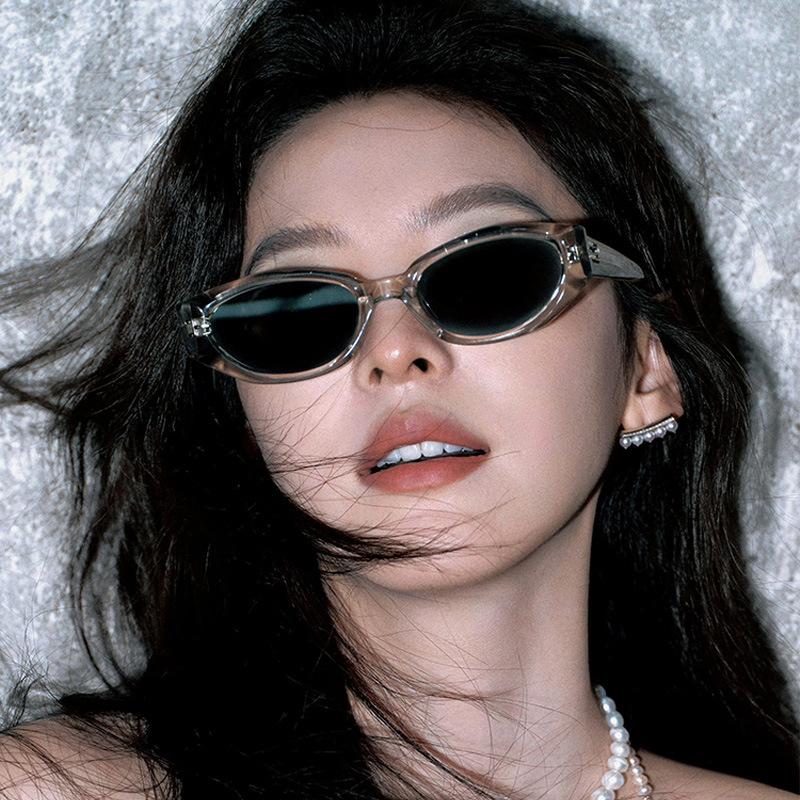 Xiaohongshu Bestseller Gm Cat-Eye Sunglasses Dad Sunglasses for Women, High-End, Slimming, Ultra-Light, Anti-Uv Sunshade Glasses