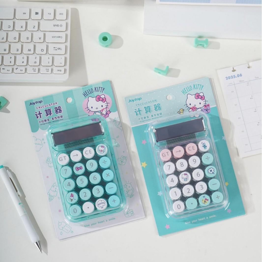Sanrio Genuine Hellokitty Candy Calculator, Multifunctional Computer for Elementary School Students, Cute Cartoon