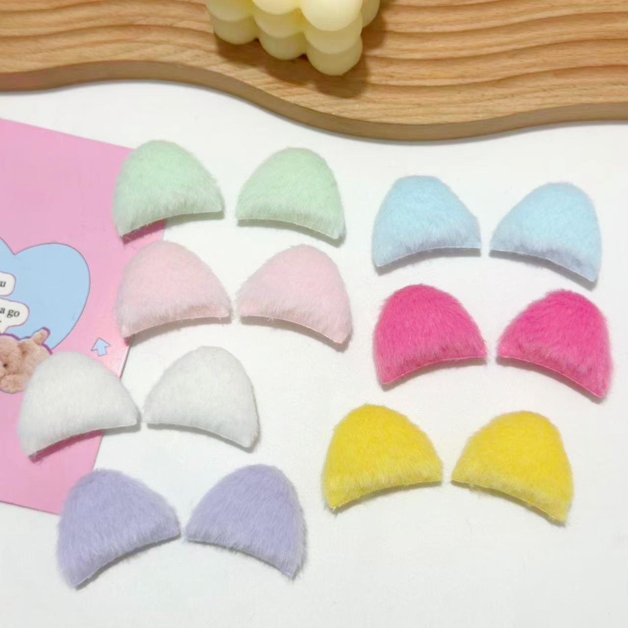 Cute Double-Sided Plush Cat Ears DIY Kidsren's Hairpin Bar Toy Doll Headband Hair Accessories Plush Accessories Wholesale