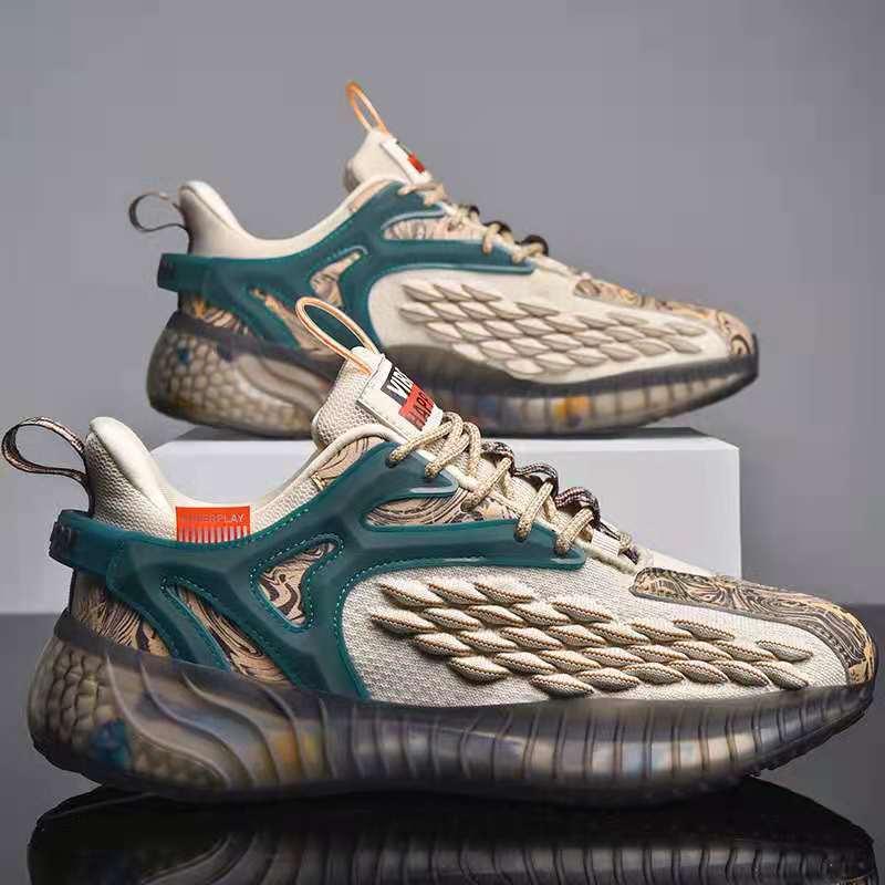 Shoes Men's Summer Breathable Mesh Shoes Casual 2024 New Arrival Running Shoes Coconut Shoes National Tide Sports Men's Tide Shoes