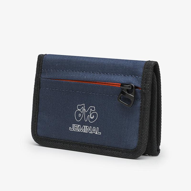 Jamie Road New Canvas Wallet Trendy Men's and Women's Student Wallet Casual Sports Wallet Daily Matching Small Wallet