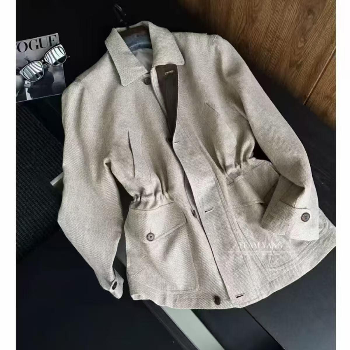 Autumn and Winter New Fashion Stylish Men's Jacket with Long Sleeves, Light Luxury Feel, Fashionable and Versatile