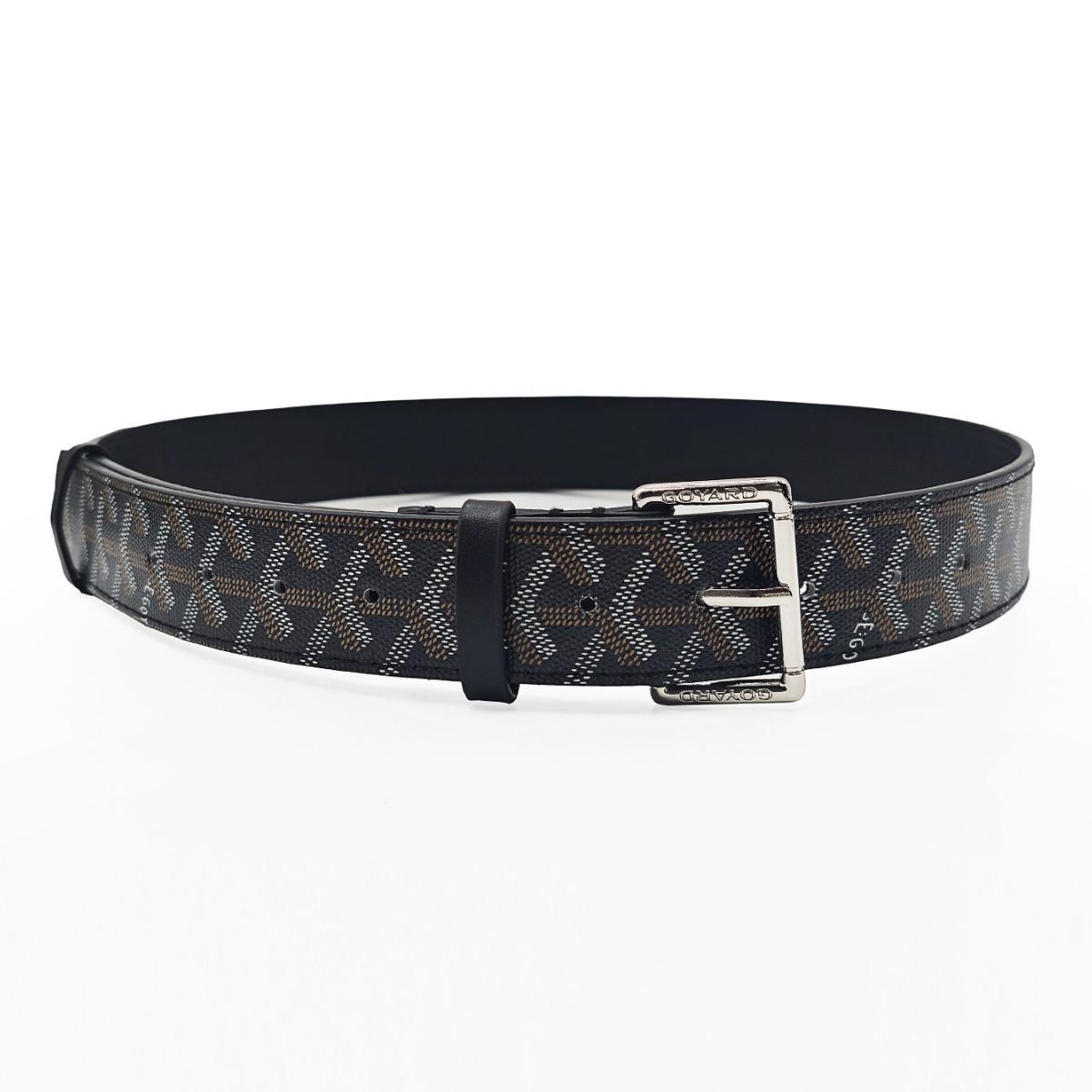 Lan Yin Goy New Dog Teeth Youth Men's Leather Belt Microfiber Women's Belt All-match Denim Pin Buckle