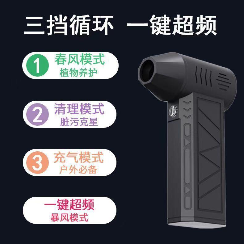 Violent Fan Mini Camping Outdoor Handheld Turbo Fan 130,000 Rpm High-Speed Brushless Blower Dust Blower