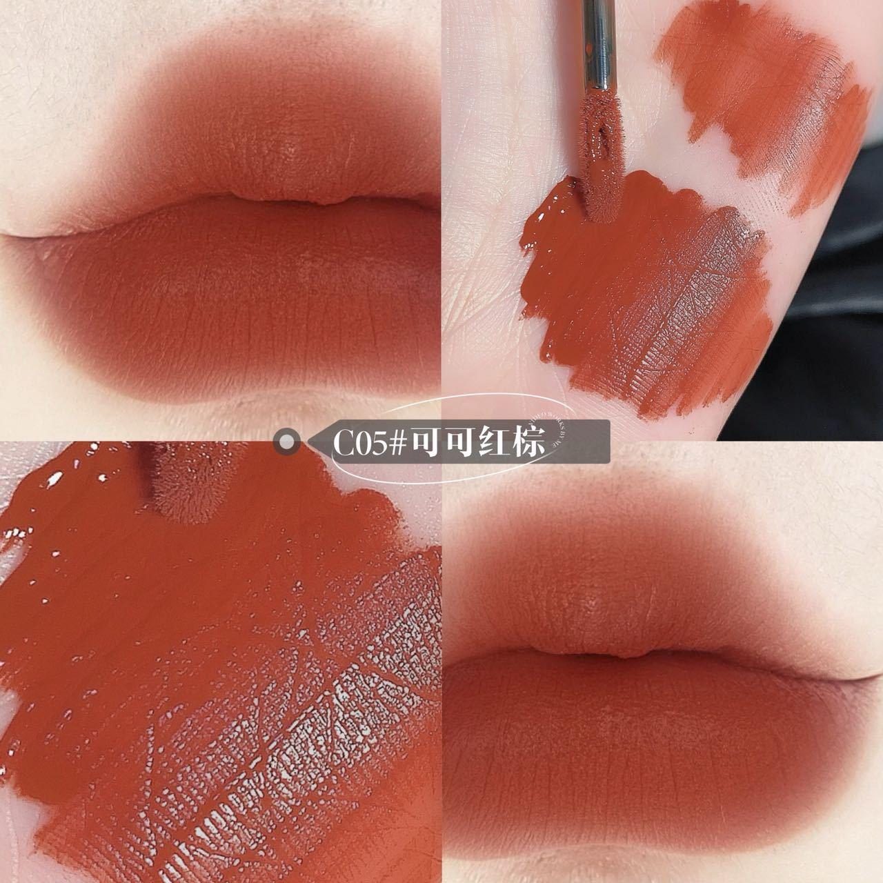 New matte lip glaze non-fading non-stick cup rose love lipstick white waterproof sweat natural genuine women