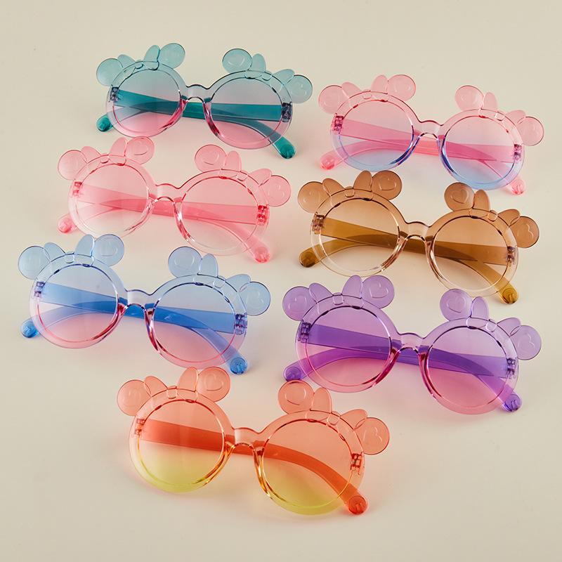2025 Children's Sunglasses Wholesale One-Piece Children's Sunglasses Cute Bow Baby Sunglasses