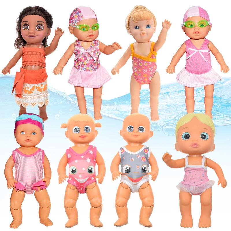 Spot Cross-Border New Children's Beach Swimming Pool Water Play Doll Summer Interactive Electric Doll Water