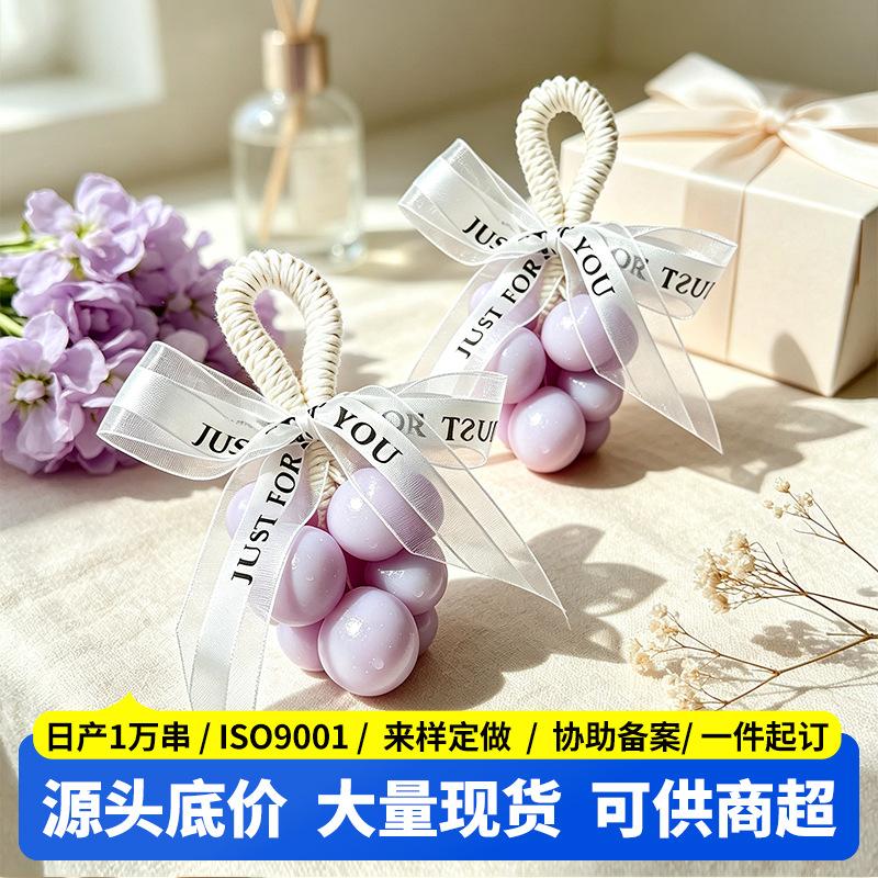 Handmade soap grape bunch 9 pieces macaron color cross-border grape soap gift fragrance pendant essential oil soap