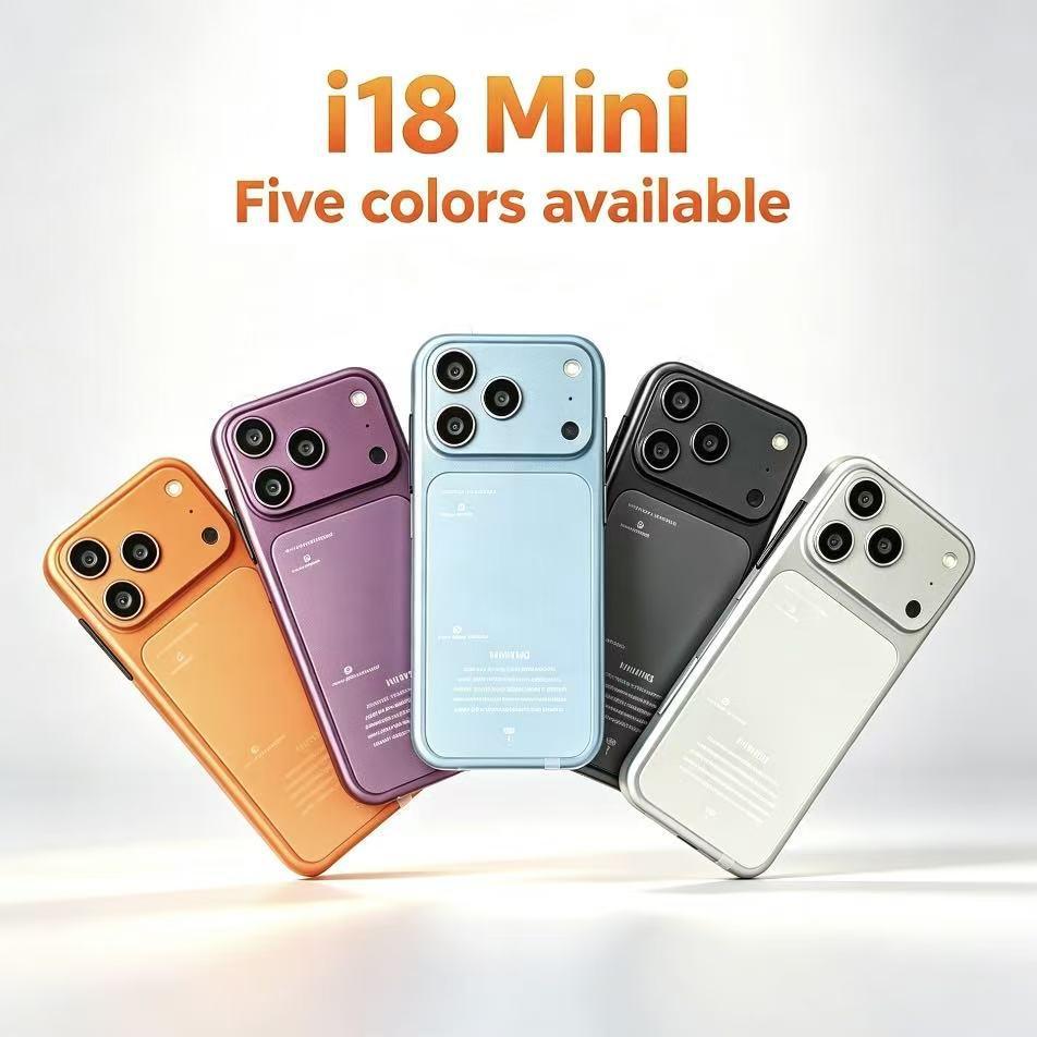 Brand New Cross-Border I18Mini Foreign Trade Smartphone Mini 18Promax High-Definition Screen Cross-Border Small Phone