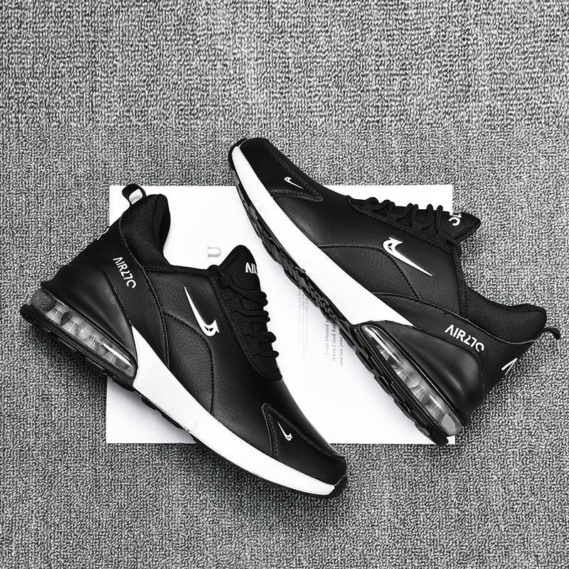 Cross-border plus size Couple Shoes Leather Air Cushion Men's Shoes Korean Casual sneaker 2020 Autumn New Running Trendy Shoes