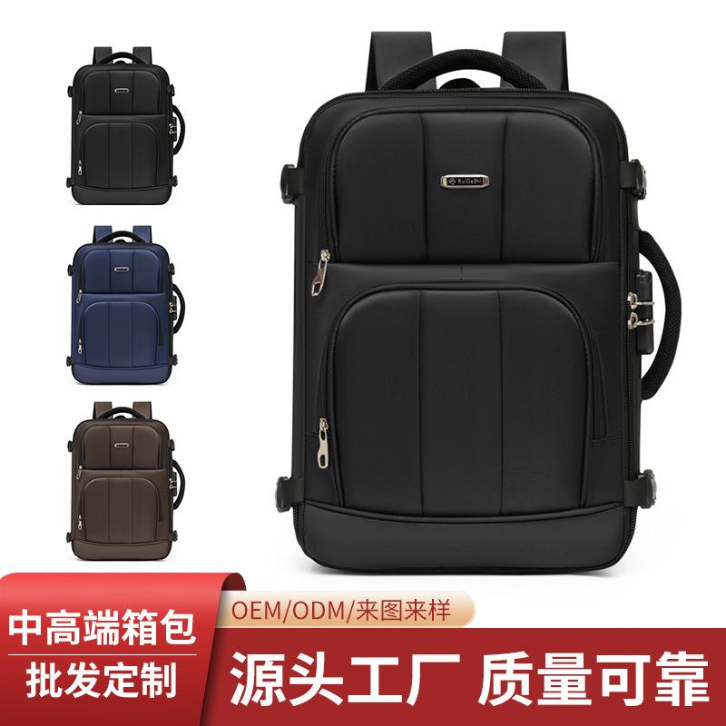 New Style Men's Business Commuter Backpack, Fashionable Outdoor Travel Multi-Functional Large-Capacity Computer Backpack