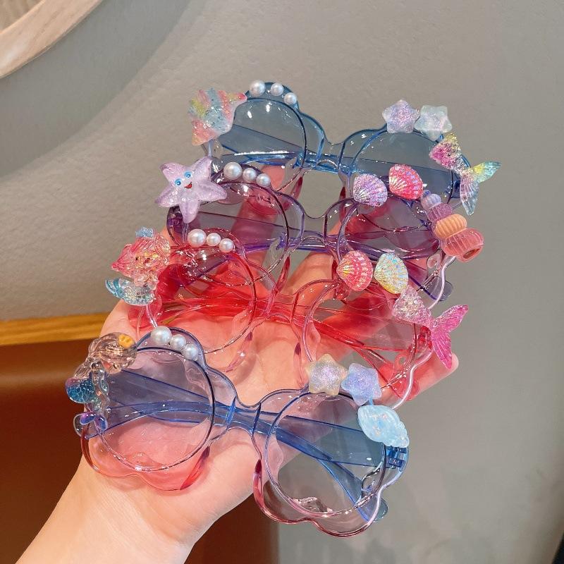 Children's Uv Sunglasses, Cute and Personalized Sunglasses, Glasses for Babies, Little Girls, Marine Style Sunglasses