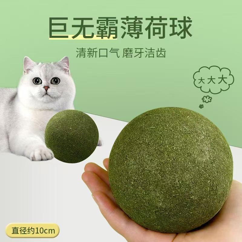 Catnip Ball, Extra-Large Cat Toy, Self-Entertainment, Boredom Relief, Cat Teaser Wand, Pet Toy, Teeth-Grinding Tool