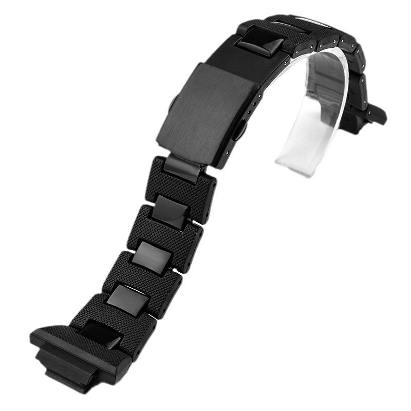 Wholesale DW5600 Watch with DW6900/GA2100/GW-M5610 Black Plastic Steel Watch Strap Accessories