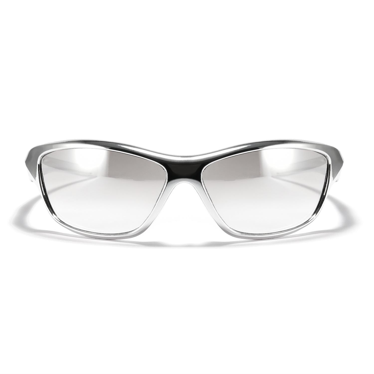 Xunige Cyber Futuristic Glasses Men's Silver Y2K Functional Sunglasses Ins Female Street Millennium Sexy Sunglasses