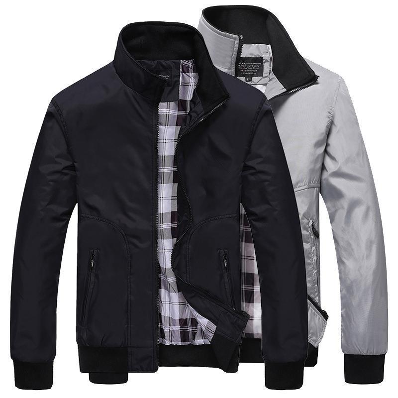 Men's jacket spring and autumn Korean-style casual stand collar jacket men's baseball uniform cross-border tooling youth jacket fashion