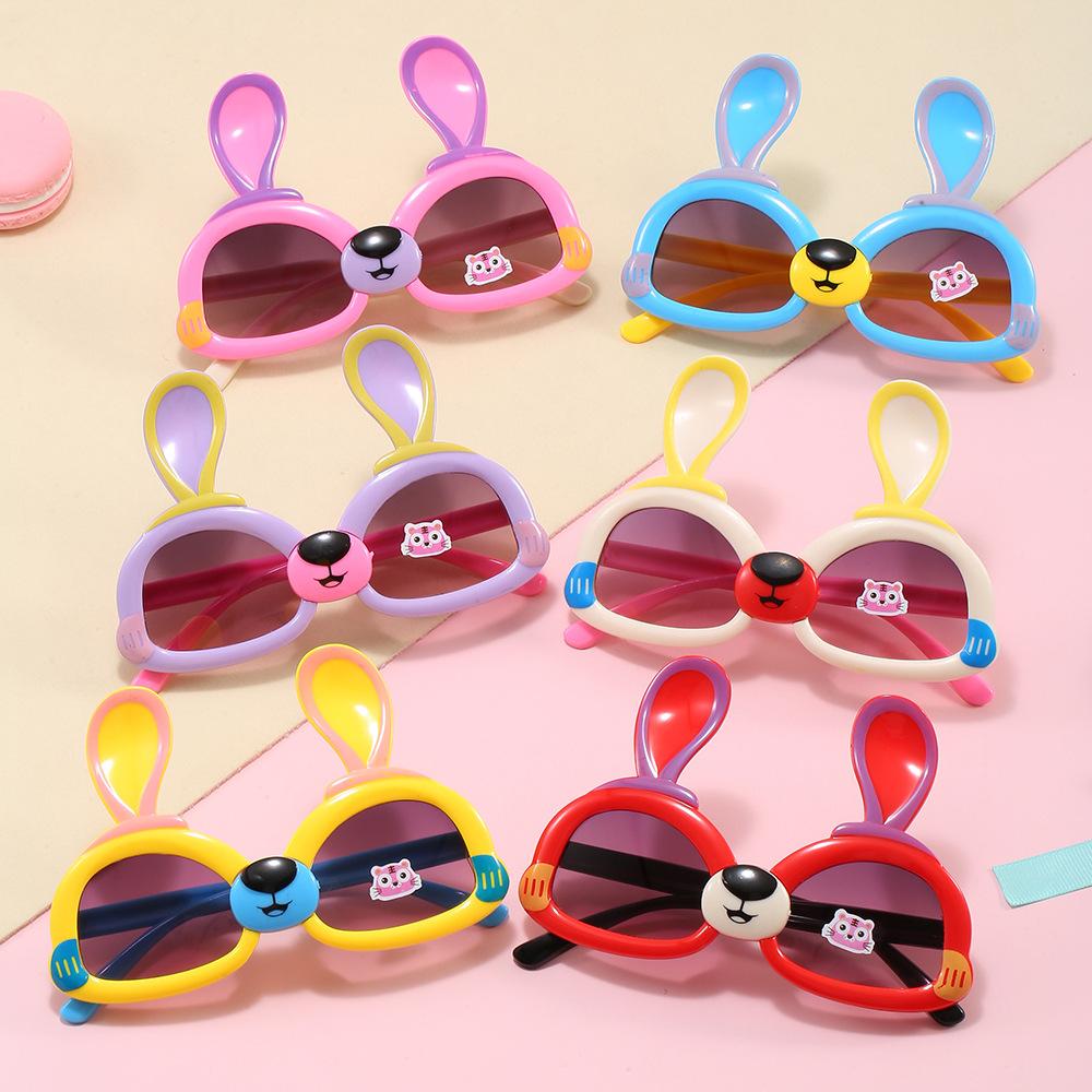 Super Cute Bunny Kidsren's Sunglasses, Cute Bunny Ears, Cartoon Baby Sunglasses, Photo-Taking Holiday Sunglasses, Sun Protection