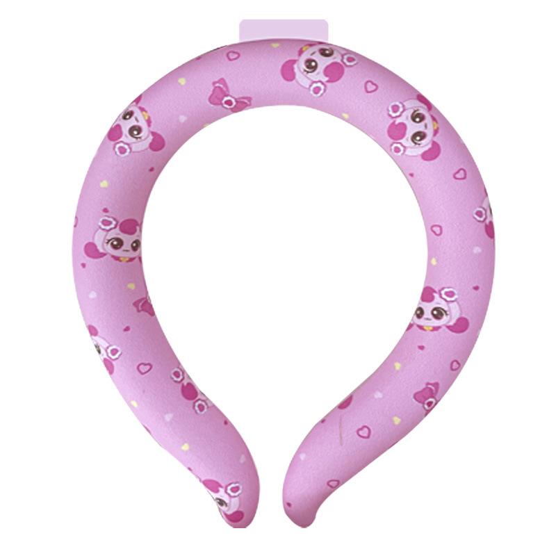 Summer Products New Model Industrial and Trade Cross-Border Round Gradient Neck-Hanging Ice Ring Unisex Ice Collar Cooling Ice Ring