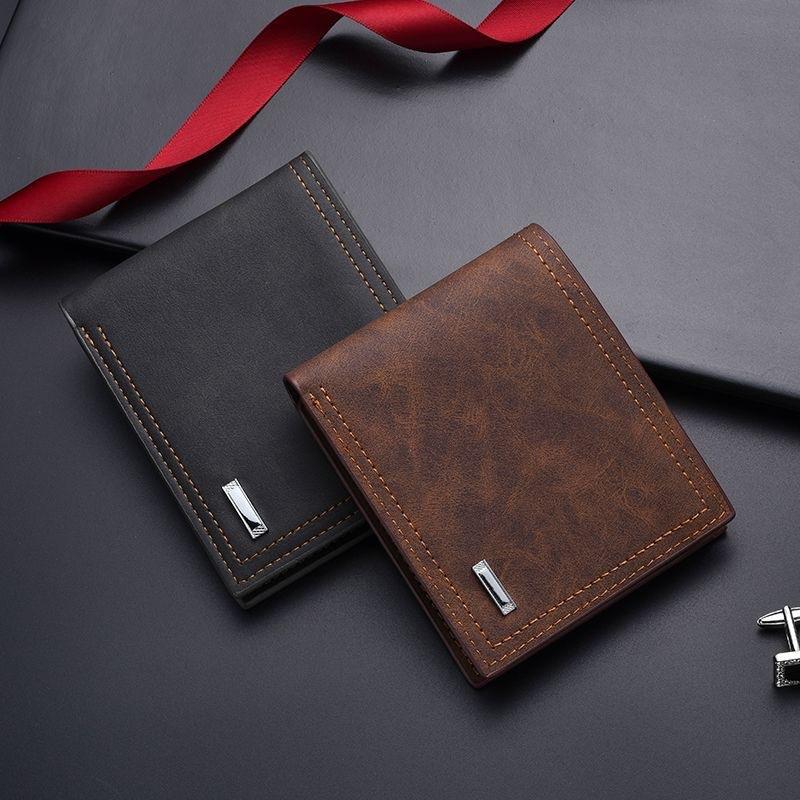 Men's Wallet Short Style Casual Wallet Multifunctional Card Holder Coin Purse All-In-One New Fashion Trend