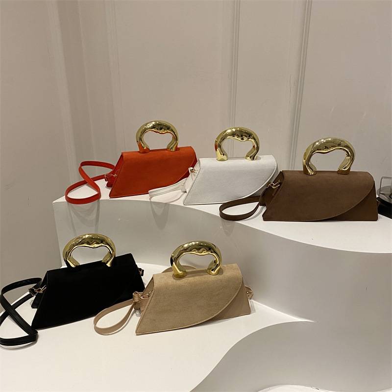 Western-Style Small Bag for Women, 2025 New Model, Trendy Solid Color Crossbody Bag, Fashionable Small Square Handbag
