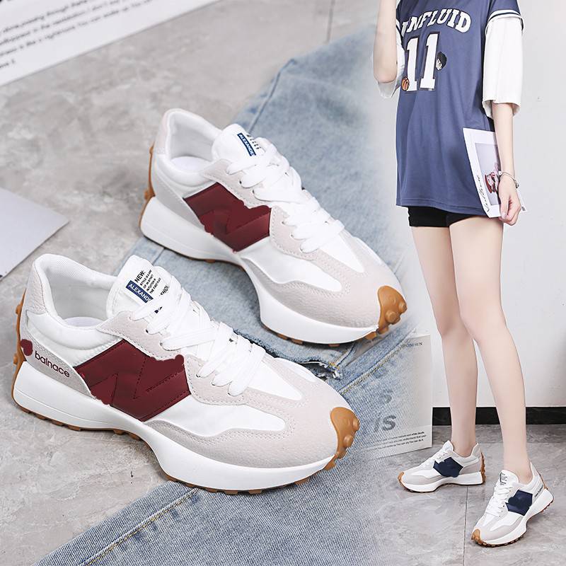 Small Waist Daddy Shoes for Women 2025 Spring and Summer New Internet Celebrity Thick-Soled Student Casual Shoes Breathable Sports Forrest Gump Shoes for Women