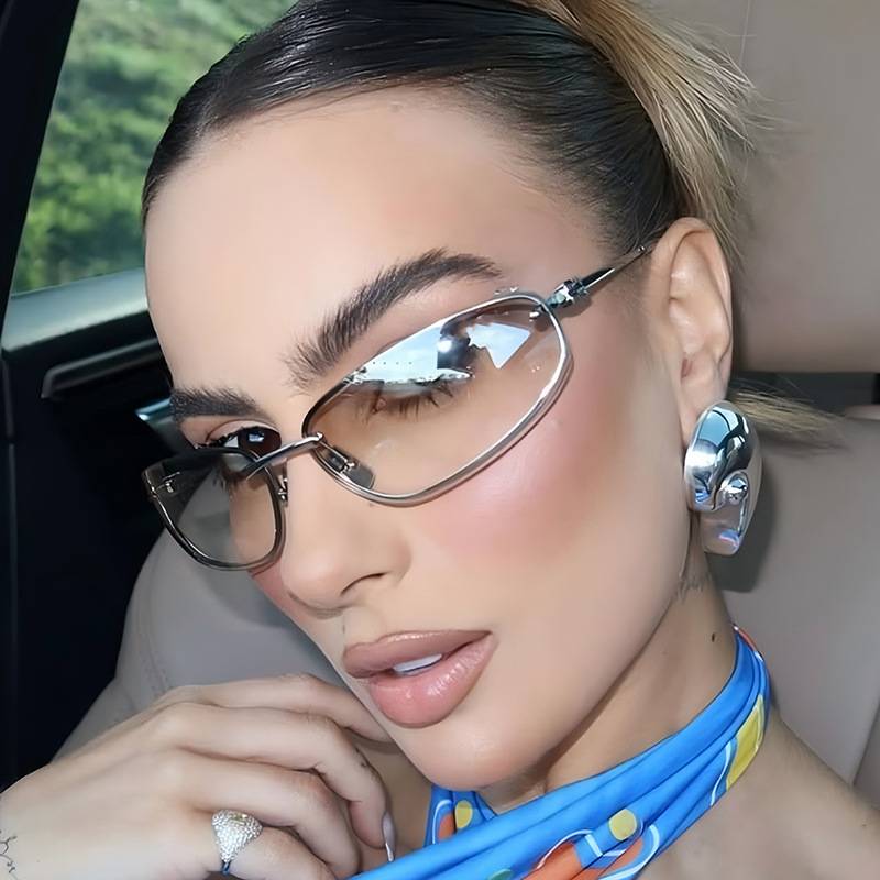 New Millennium Spice Y2K Sunglasses Cross-border European and American Fashion Sunglasses High-grade Metal Sunglasses