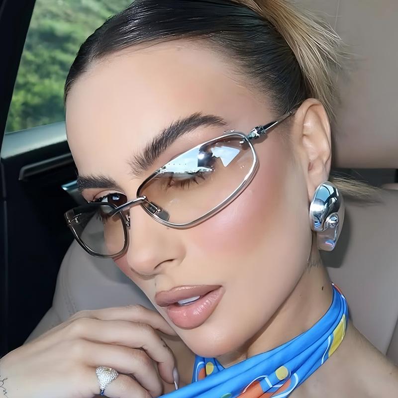 New Millennium Spice Y2K Sunglasses Cross-border European and American Fashion Sunglasses High-grade Metal Sunglasses
