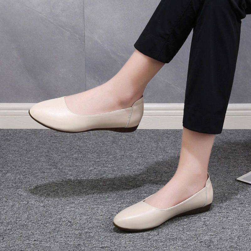 Stewardess Work Shoes, Flat Casual Women's Shoes, Shallow Mouth, Low Heel Professional Shoes That Will Not Tire Your Feet after Standing for a Long Time